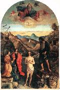 BELLINI, Giovanni Baptism of Christ ena Spain oil painting artist